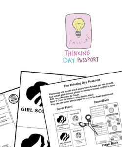 🛂 Thinking Day Passport Activity - (FREE PRINTABLE ACTIVITY)