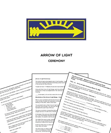 Arrow Of Light ceremony