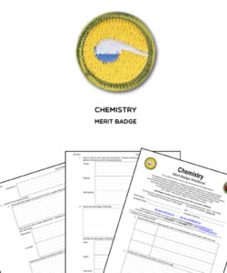 📛 Chemistry Merit Badge (WORKSHEET & REQUIREMENTS)