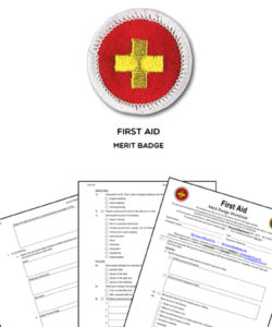 📛 First Aid Merit Badge (WORKSHEET & REQUIREMENTS)