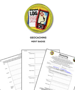 ð Geocaching Merit Badge (WORKSHEET & REQUIREMENTS)