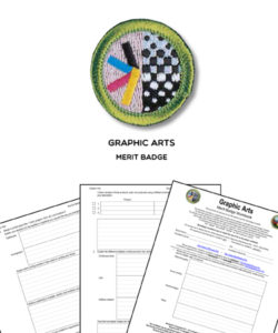 🎨 Graphic Arts Merit Badge (WORKSHEET & REQUIREMENTS)