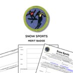 snow sports merit badge