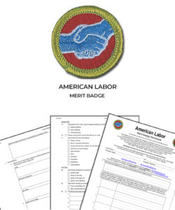 🏈 American Labor Merit Badge (WORKSHEET & REQUIREMENTS)