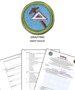 📛 Drafting Merit Badge (WORKSHEET & REQUIREMENTS)