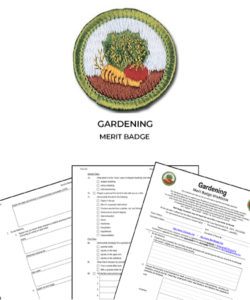 📛 Gardening Merit Badge (WORKSHEET & REQUIREMENTS)