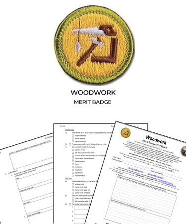 Woodwork Merit Badge WORKSHEET REQUIREMENTS 