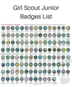 Girl Scout Junior Badges Complete List Of Every Badge JUNIORS   Girl Scout Junior Badges 250x300 