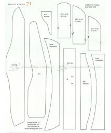 Adirondack Chair Template PDF - Free Download (PRINTABLE)