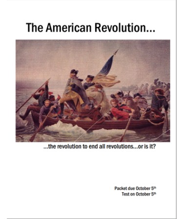 American Revolution Worksheet PDF