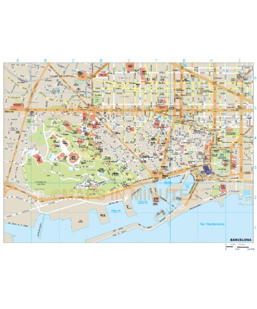 Barcelona Map PDF