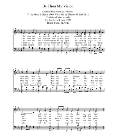 Be Thou My Vision Sheet Music PDF