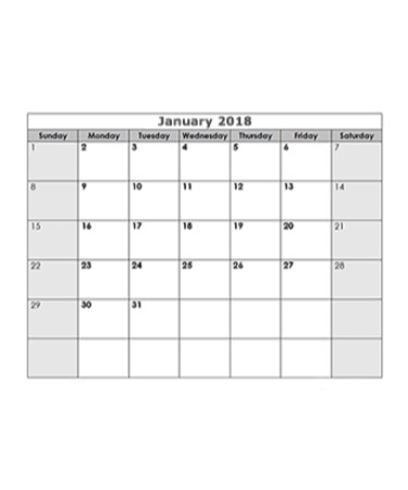 blank calendar template pdf free download printable