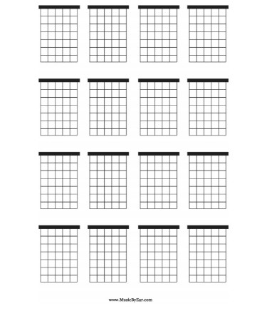 Blank Chord Chart PDF