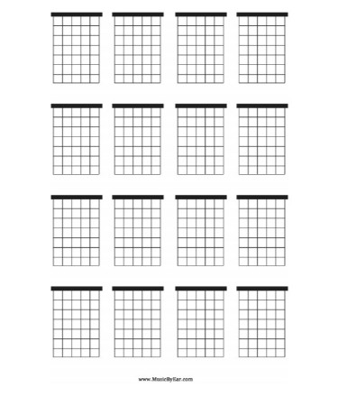 Blank Guitar Chord Chart PDF