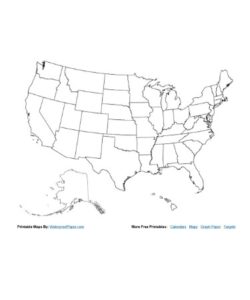 blank map of the united states pdf free download