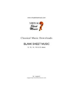 🎻 Blank Piano Sheet Music PDF - Free Download (PRINTABLE)
