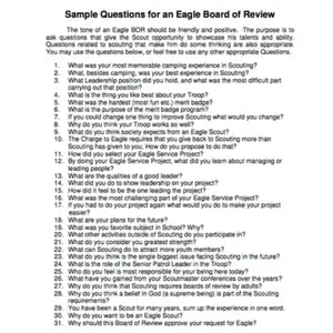 eagle scout board of review questions