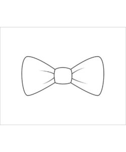 🙇 Bow Tie Template PDF - Free Download (PRINTABLE)