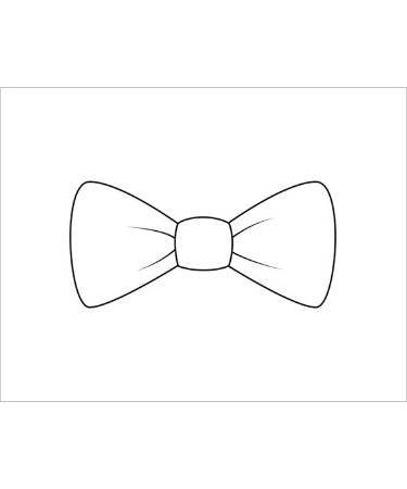 🙇 Bow Tie Template PDF - Free Download (PRINTABLE)