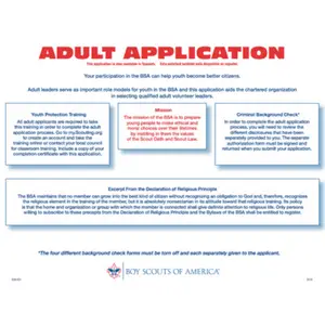 bsa adult application