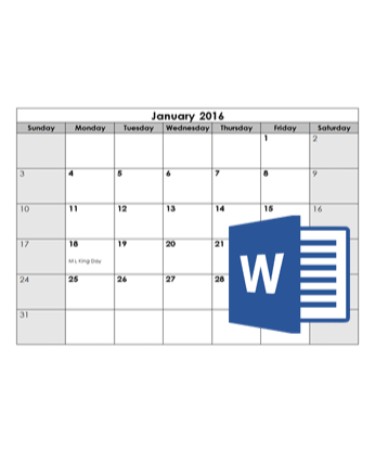 Calendar Template PDF