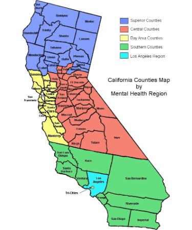 California Counties Map PDF