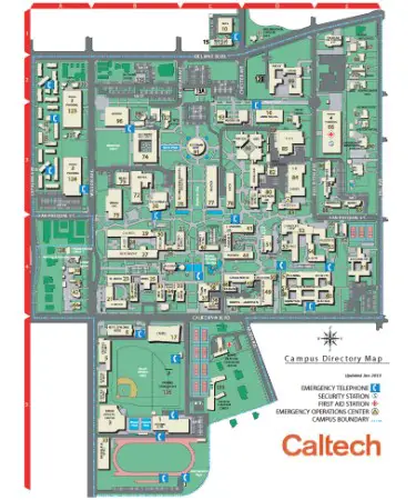 🏫 Caltech Campus Map PDF - Free Download (PRINTABLE)