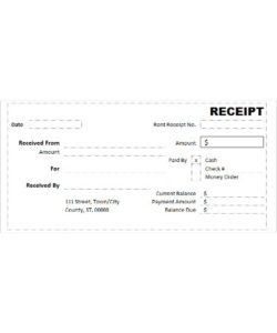 💵 Cash Receipt Template PDF - Free Download (PRINTABLE)