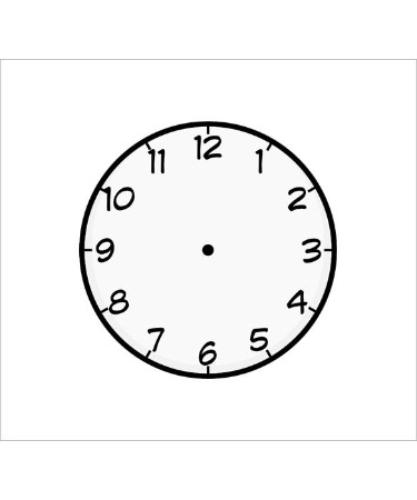 Clock Template PDF