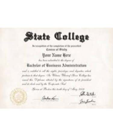 College Diploma Template PDF