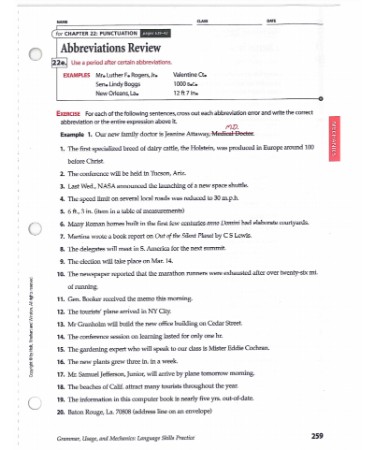 Comma Worksheet PDF