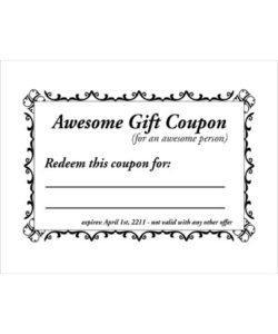 Coupon Template PDF - Free Download (PRINTABLE)