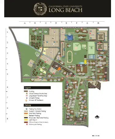Cal State Long Beach Map 🗺 Csulb Map Pdf - Free Downloadable Pdf (Printable)