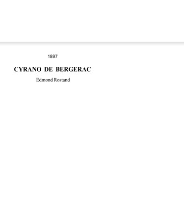 Cyrano De Bergerac PDF