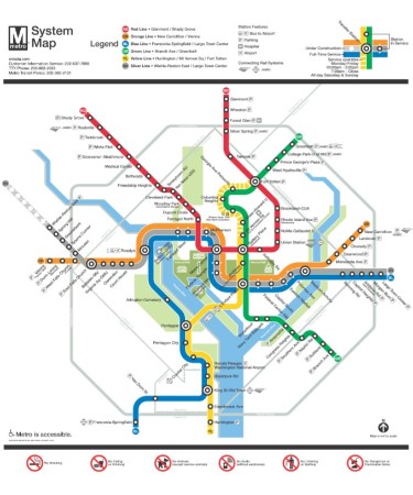 DC Metro Map PDF