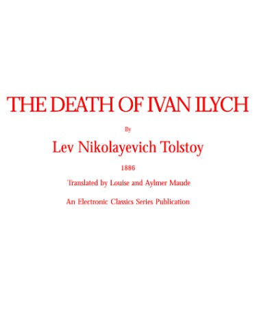 Death Of Ivan Ilyich PDF