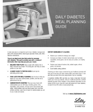 Diabetic Food Chart PDF