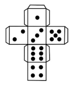 Dice Template PDF