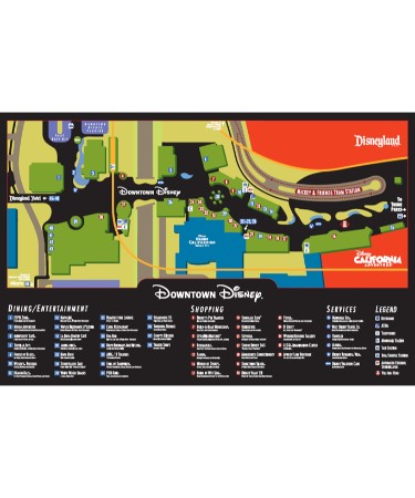 Downtown Disney Map PDF