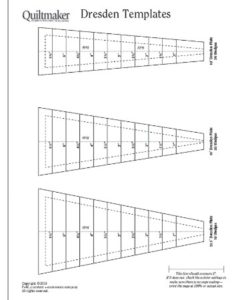 Dresden Plate Template PDF - Free Download (PRINTABLE)