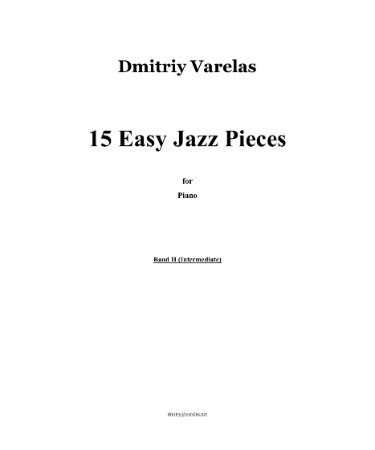 Easy Jazz Piano Sheet Music PDF