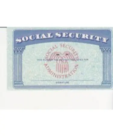 Editable Social Security Card Template PDF