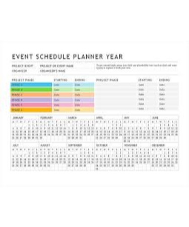 Event Planning Template PDF