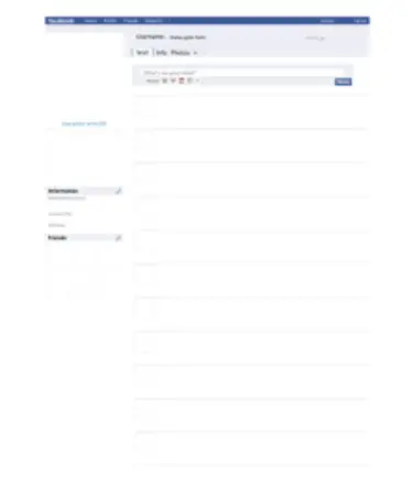 Facebook Profile Template PDF