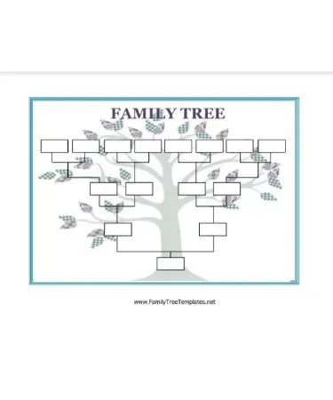 Family Tree Chart PDF
