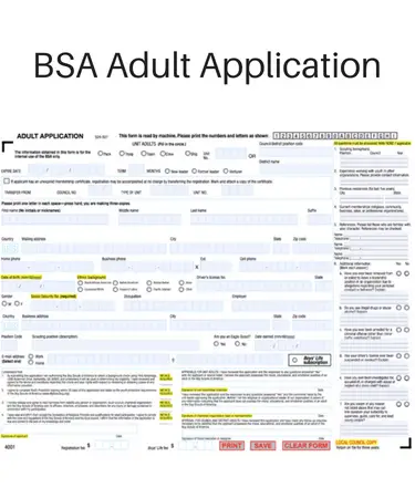 BSA Adult Application Fillable