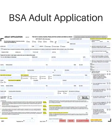 18 Printable Bsa Forms Templates Fillable Samples In Pdf Word To | Hot ...