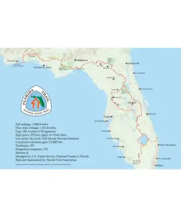 Florida Trail Map Pdf 🗺 Florida Trail Map Pdf - Free Download (Printable)