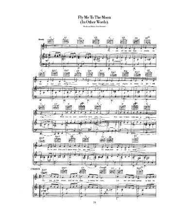 Fly Me To The Moon Sheet Music PDF